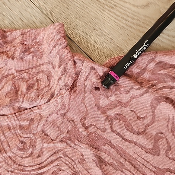 Lululemon Cates Tee Veil Sheer In Spiced Chai, Med *Holes - Read* - Picture 5 of 15